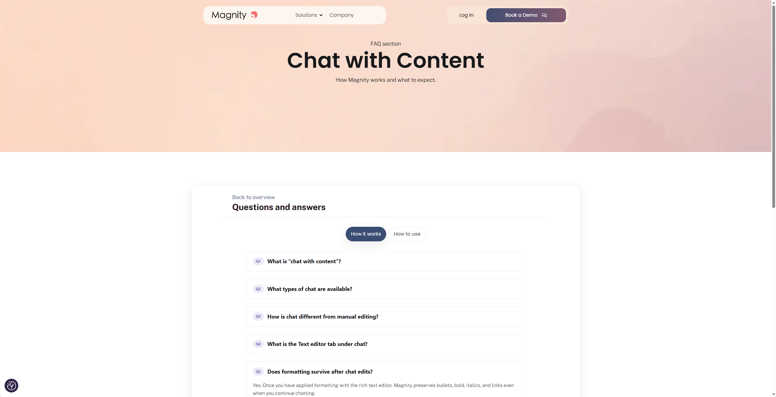 Have more questions about chat with content? Visit our FAQ here.