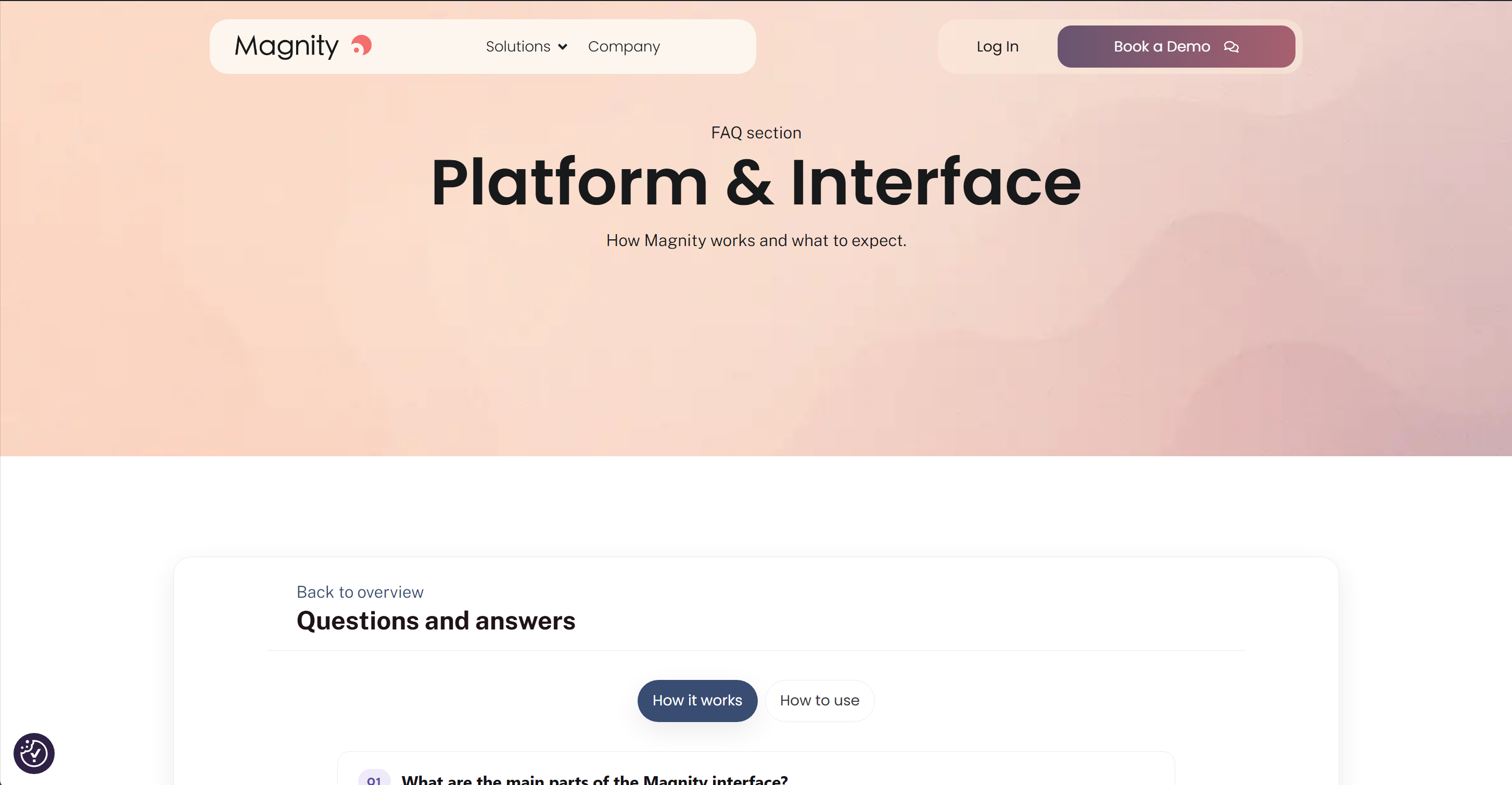 Have more questions about the general interface? Visit our FAQ learn more thumbnail