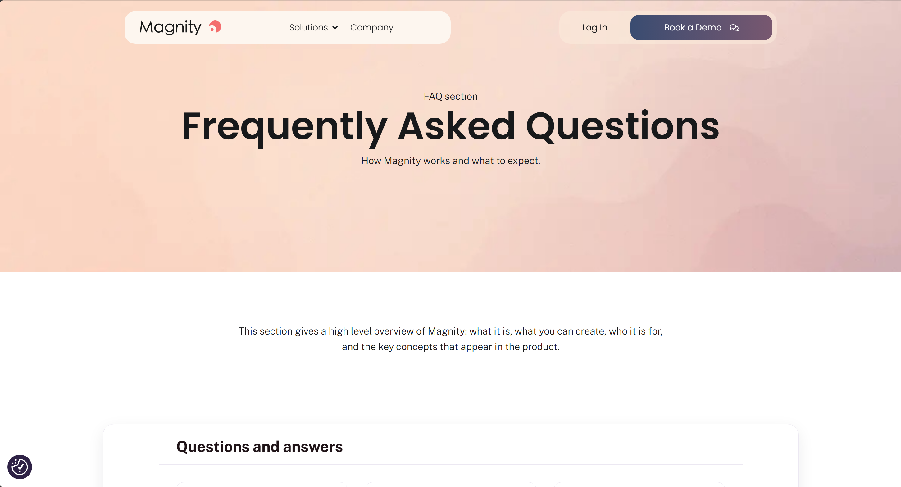 Want to know how Magnity works and what it can do for you? Find all the answers in our FAQ here